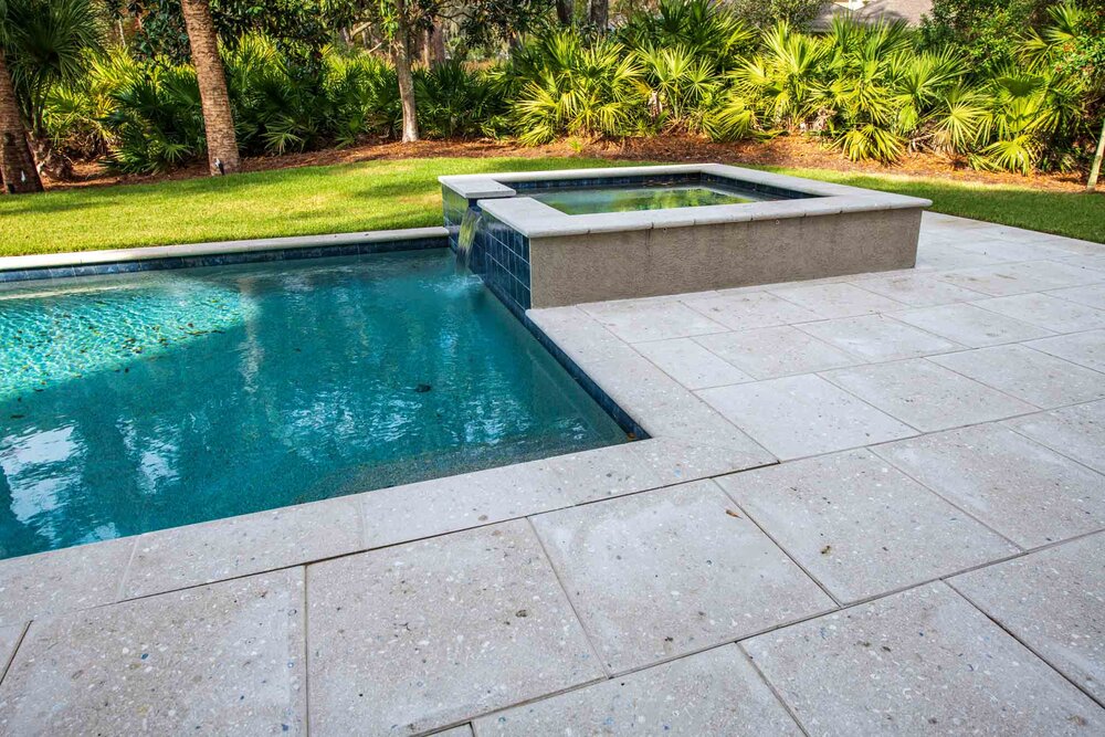 pool paving